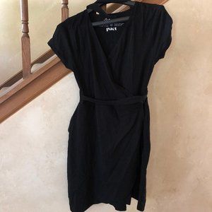 Pact Tulip Wrap Dress size M